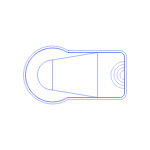 Layouts Swimming Pools Keyhole Swimming Pools Line Tracing Svg Vector Free Vectors